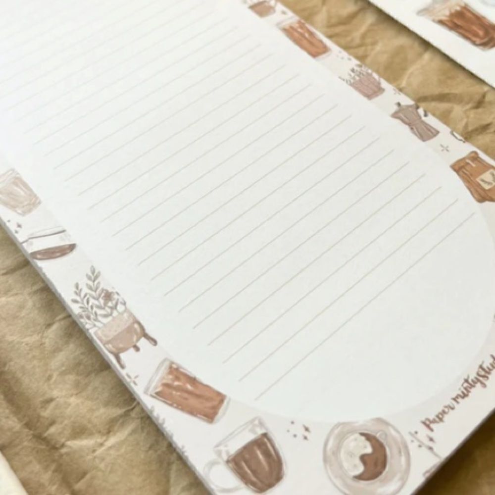 Notepad Caffe Latte design Papermintystudio design - Picture 7 of 12
